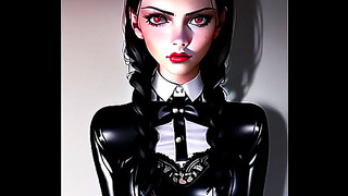 Gothic Lovers Share Steamy ASMR Romance in Dark Hentai Dreamscape