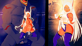 Momo Defeated by Noumus Power – Surrender in MHA Hentai