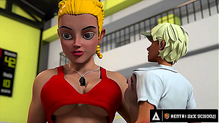 Curious Student Explores Teachers Secret Desires in Hot Classroom Tryst