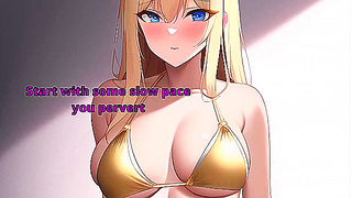 Dominatrix Hentai JOI: Master Her Demanding 10-Minute Stroke Challenge