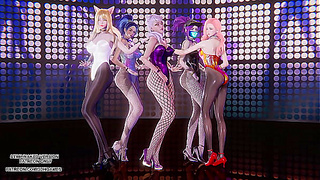 ExIDs Up Down Ignites Steamy Desires with Sensual League of Legends Cosplay – MMD Fantasy