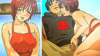 Stepmom Seduces Curious Stepson in Forbidden Hentai Fantasy
