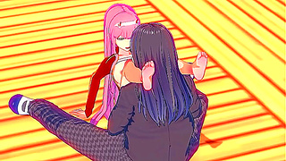 Zero Two Seduced by Unexpected Partner in Hot Darling in the FRANXX Moment