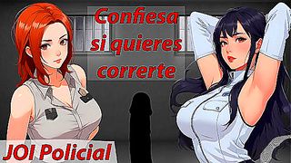 Bilingual Bad Cop Dominates Good Cop in Steamy Hentai Spacing Jo Session