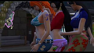 Nami Robin Heat Up as Hancock Joins Their Forbidden One Piece Lust