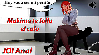 Makima Dominates with Fiery Anal Play Sensual Slaps – Spanish Pleasure