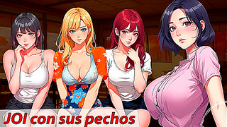 Tempting Titty Tease – Horny Hentai Jo Starts Sensual Denial Training