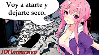 Wild Spanked by Insane Babe – Bound Pleasured in Spanish VO Hentai