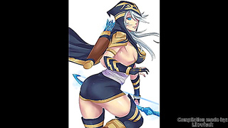 Ashe Tempts Enemies with Sultry Charm in Hot LoL Hentai Adventure
