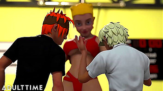 Curvy Gym Teacher Gives Private Blowjob Lesson in Steamy Classroom Encounter