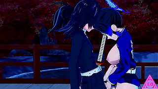 Shinobu Giyus Forbidden Flame Ignites in Hot Demon Slayer Tryst