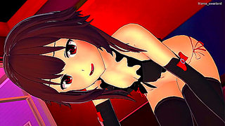 Megumin All Grown Up Flirty in a Bikini – Naughty Beach Adventure Awaits