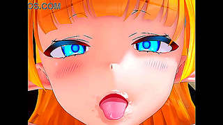 Elven Maidens Hot MMD Rendezvous Ignites in the Enchanted Forest Depths