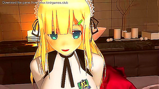 Curvy Teen Maid Delivers Mind-Blowing Oral Pleasures in Steamy Hentai Fantasy