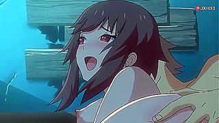 Megumins Fiery Desire Ignites Wild Passion in KonoSuba Fantasy Tryst