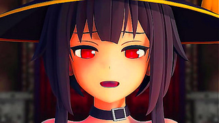 Megumins Seductive Dance Ignites Hellfire in Steamy Hentai Fantasy – MMD Art