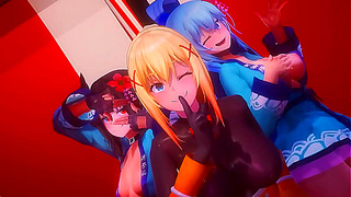 Kazuma Aquas Hot Tryst Beneath Autumn Skies – Konosuba Lust Unleashed