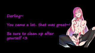 Zero Two Tempts with Twin Thrills: Sensual Oral Anal Play Unleashed