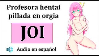 Steamy Teacher JOI Hentai Fantasy – Spanish Erotica Audio Experience