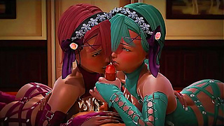 Two Teens Explore Forbidden Desires in Vivid 3D Hentai Fantasy Realm