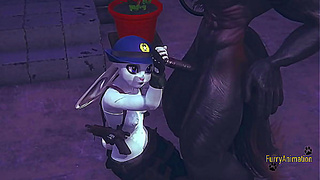 Judy Pleasures Nick with Hot blowjob in Zootopia VR Fantasy