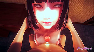 Hinata Tempts Naruto with Luscious Curves Sensual Oral in Steaming 3D Tryst