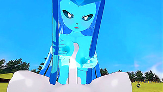 Cinderace Ignites Steamy Encounter with Frosty Glaceon – Explosive Pleasure Ensues