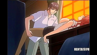 Bold Student Takes Control in Wild Classroom Hentai Fantasy
