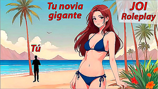 Sensual Giantess Turns You On – Steamy Spanish Fantasy Roleplay