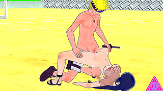 Hinatas Wild blowjob handjob fantasy in Koikatsu Naruto uncensored erotica