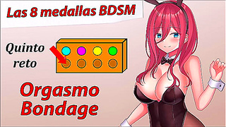 Domme Takes Control in Steamy Hentai BJ Fantasy with Tight Restraints