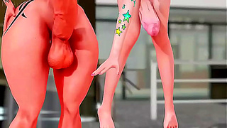 Congas Sensual Dance Ignites Steamy Futa Fantasy with Lusty Twins
