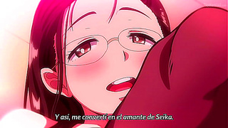 Cute Glasses Girl Tempts Teacher in Hot Classroom Hentai Fantasy