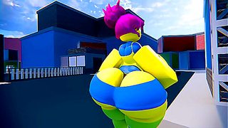 NoobGirl Discovers Forbidden Pleasures in a Hottest Roblox Hentai Adventure