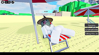 Roblox Beach Blowout: Steamy Virtual Hookup Under the Sun