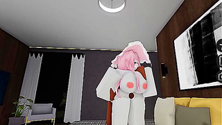 Roblox Avatar Tempts Lucky Stranger in Wild Blowjob Fantasy
