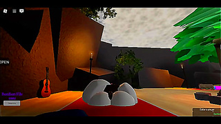 Curvy Milf Takes Thick Load in Busty Roblox Adventure