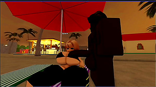 Blanca Pleasured by Huge Rod in Steamy Roblox-Inspired Hentai Fantasy