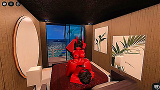 Demon Girl Reappears in Hot Roblox Form for Sultry Virtual Tryst