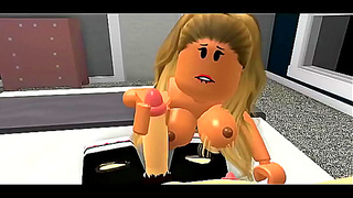 Busty Beauty Tempted by Roblox Player in Hot Online Tryst