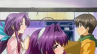 Curvy MILF Treats Naughty Boy to Hot Blowjob – Wild Hentai Fun Eng Sub