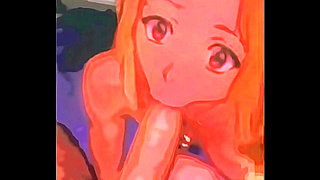 Naughty Teen Stars in Hot Hentai Sextape – Wet Pussy creampie after Sensual blowjob