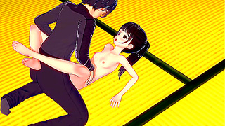 Mio Sakamoto Fuels Burning Lust in Hot Hentai Tryst