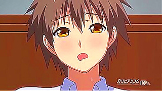 Hentai teen gets morning blowjob