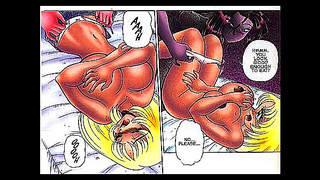 Curvy Hentai Goddess Dominates Submissive Lover in Steamy BDSM Tale