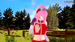 Sakurs Steamy Seduction Unfolds in Forbidden Ninja Desires