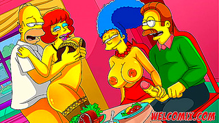 Swap Wives Sparks Steamy Chaos in The Simptoons Horny Adventure