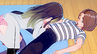 Steamy Anime Tryst Ignites with Fiery Blowjob and Sexual Tension