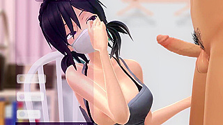 Anime Babe Treats Horny BF to Mind-Blowing Blowie Mid Cartoons Frenzy