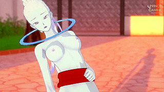 Bulma Videls Hot Tryst Interrupted by Youthful Rivals and Sweet Vados Temptation
